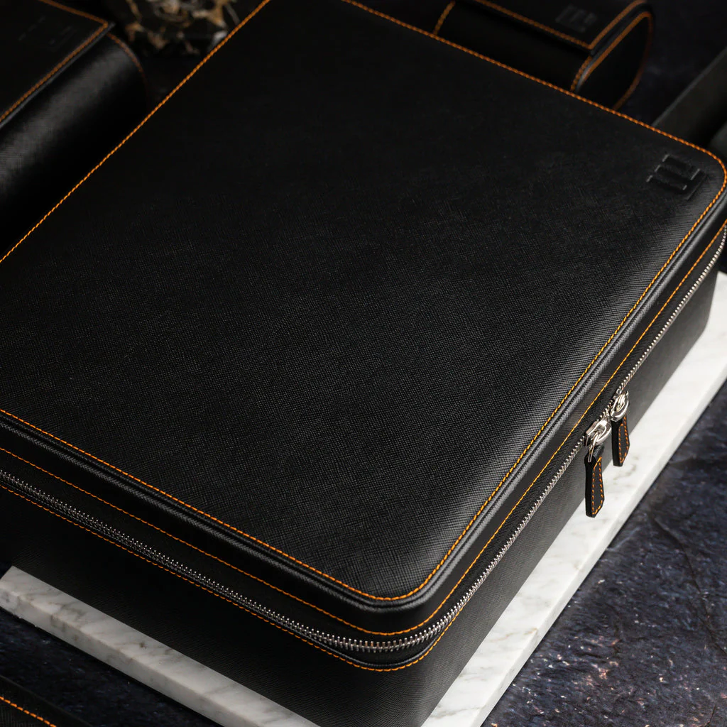 Black Saffiano Watch Box – 10 Watches - Image 4