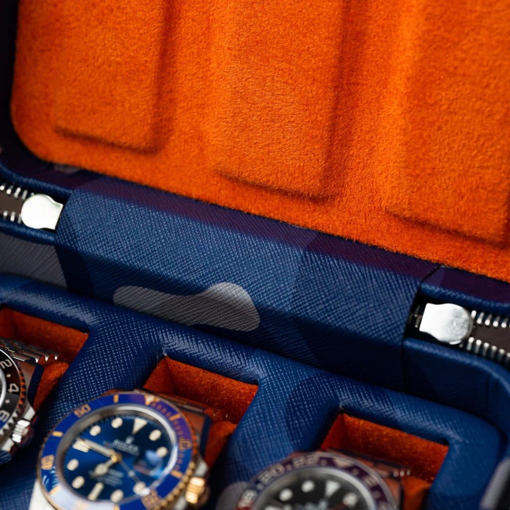 Blue Camo Watch Box – 6 Watches - Image 4