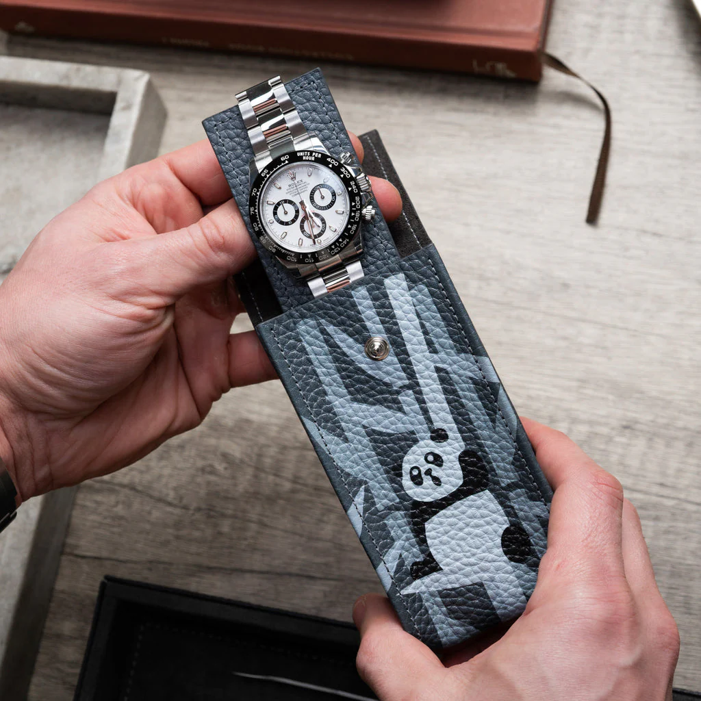 Charcoal Panda Watch Pouch - Image 2