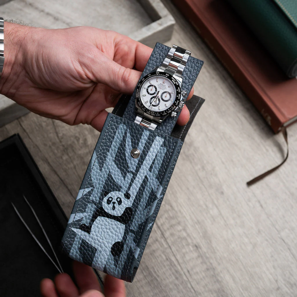 Charcoal Panda Watch Pouch - Image 4