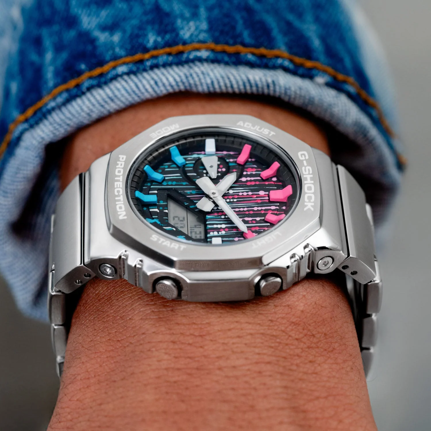 G-Shock CasiOak Blue Flamingo - Image 3