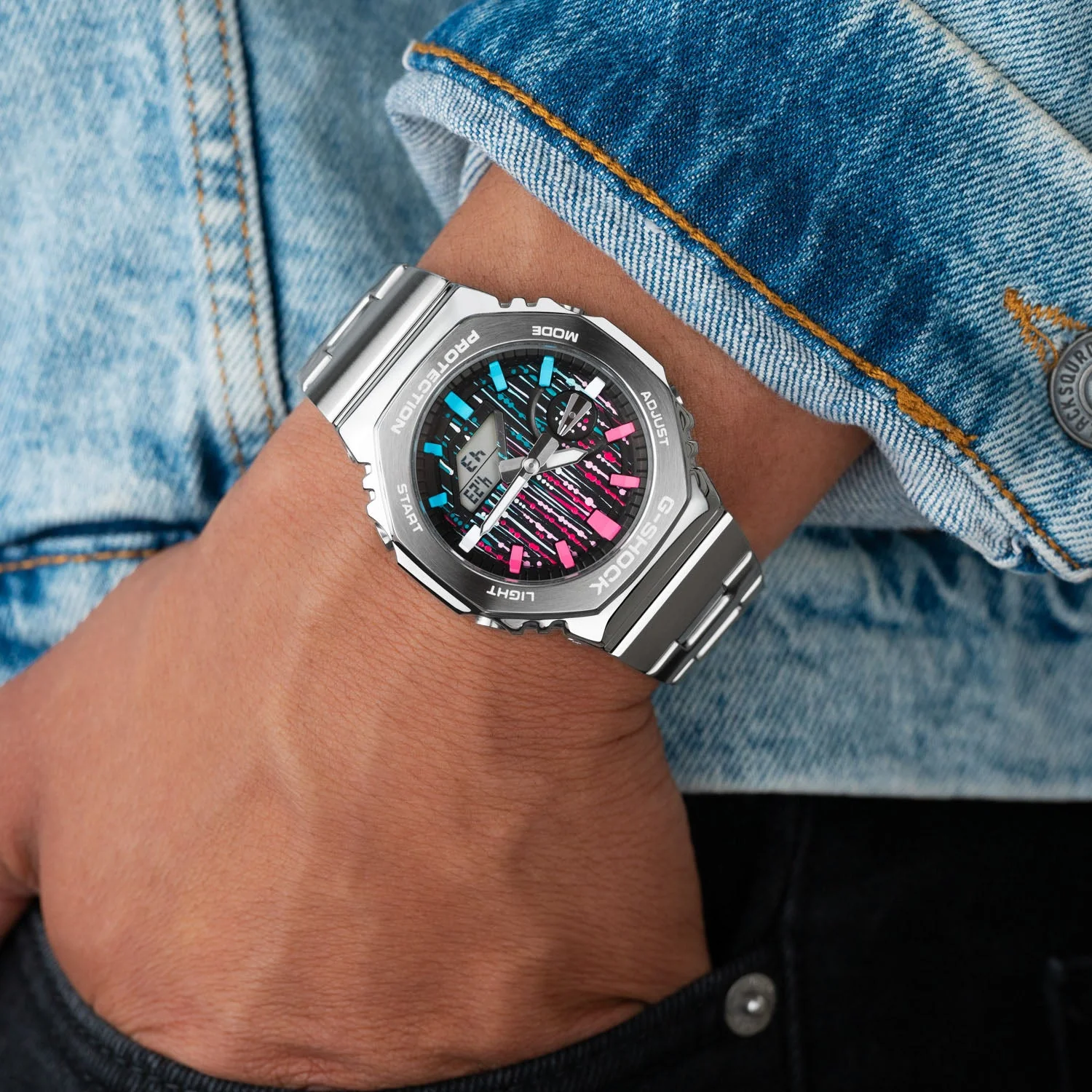 G-Shock CasiOak Blue Flamingo - Image 5