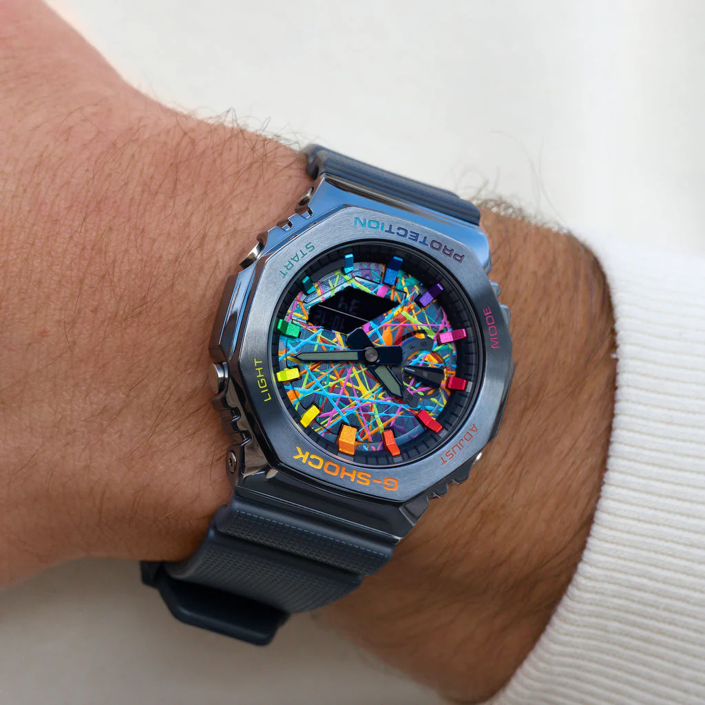 G-Shock CasiOak Blue Freak Rainbow - Image 5