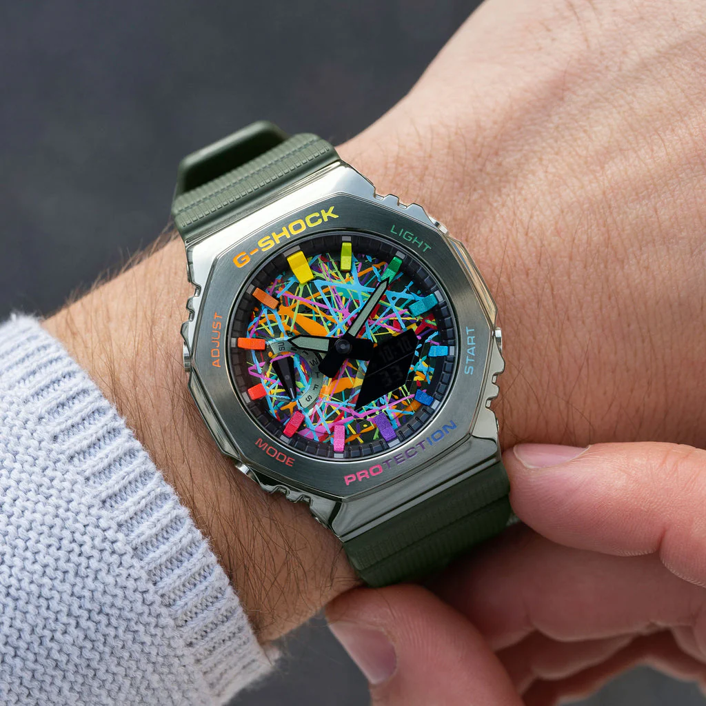 G-Shock CasiOak Green Freak Rainbow - Image 2