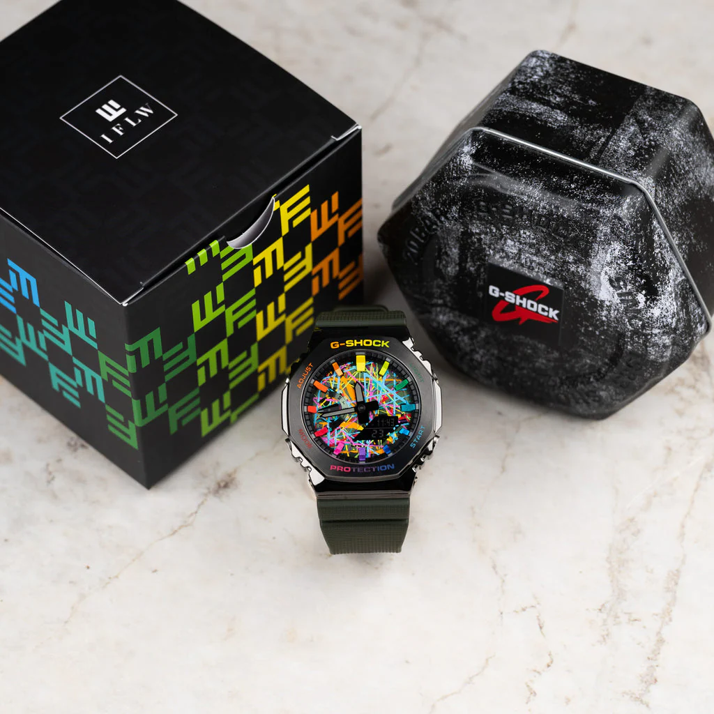 G-Shock CasiOak Green Freak Rainbow - Image 5