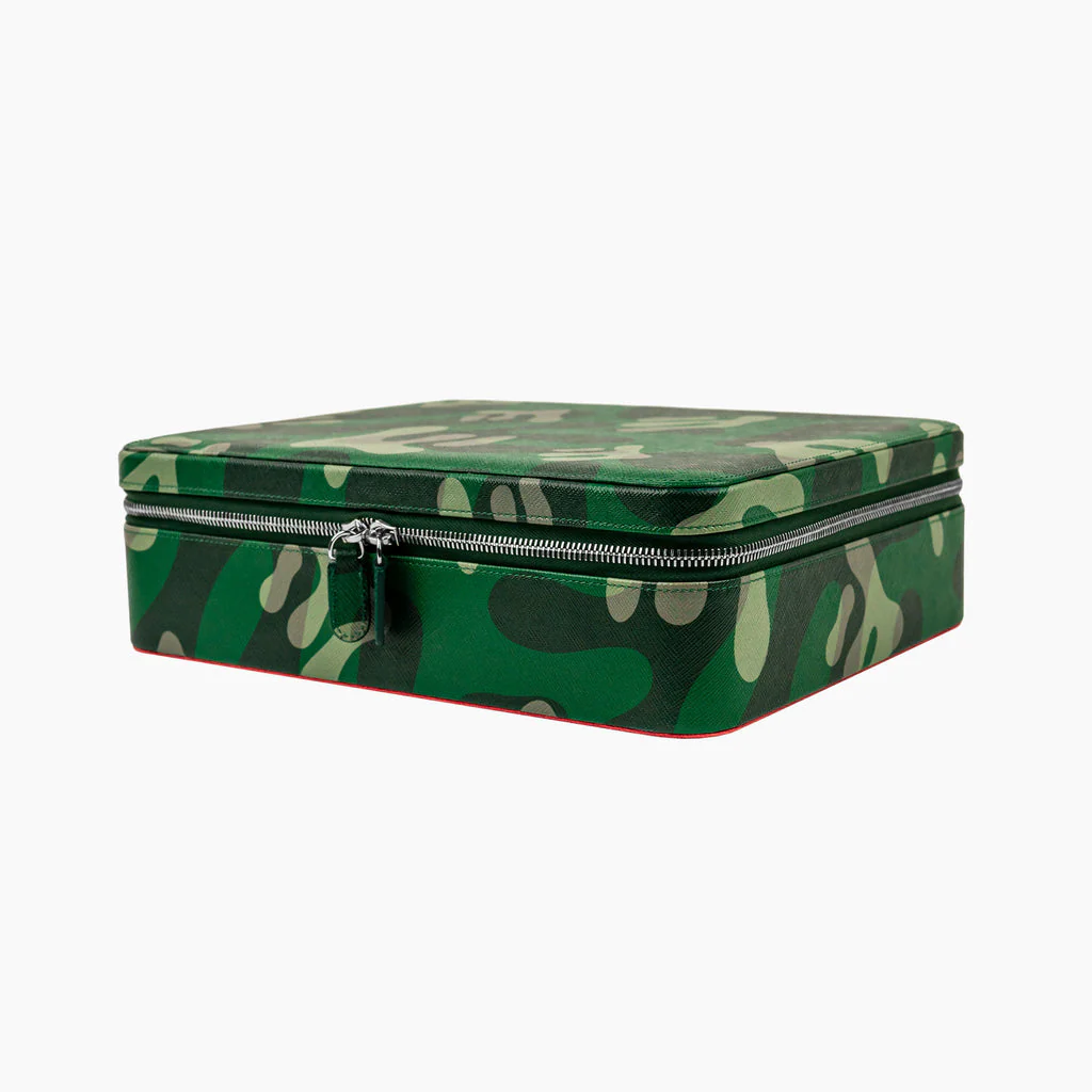 Green Camo Watch Box – 10 Watches - Image 9