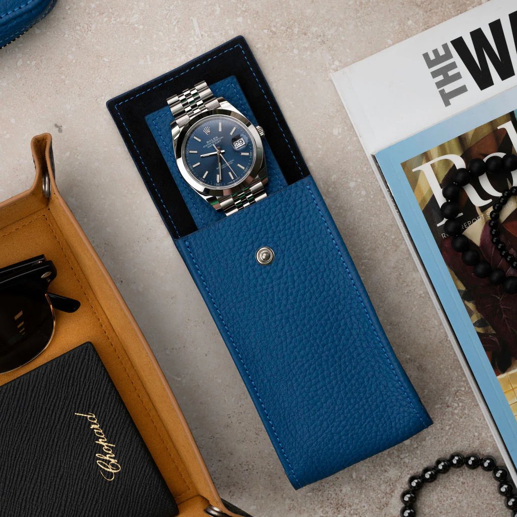 Marine Leather Watch Pouch - Image 4