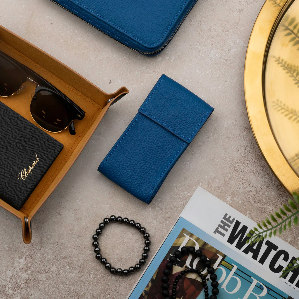 Marine Leather Watch Pouch - Image 8