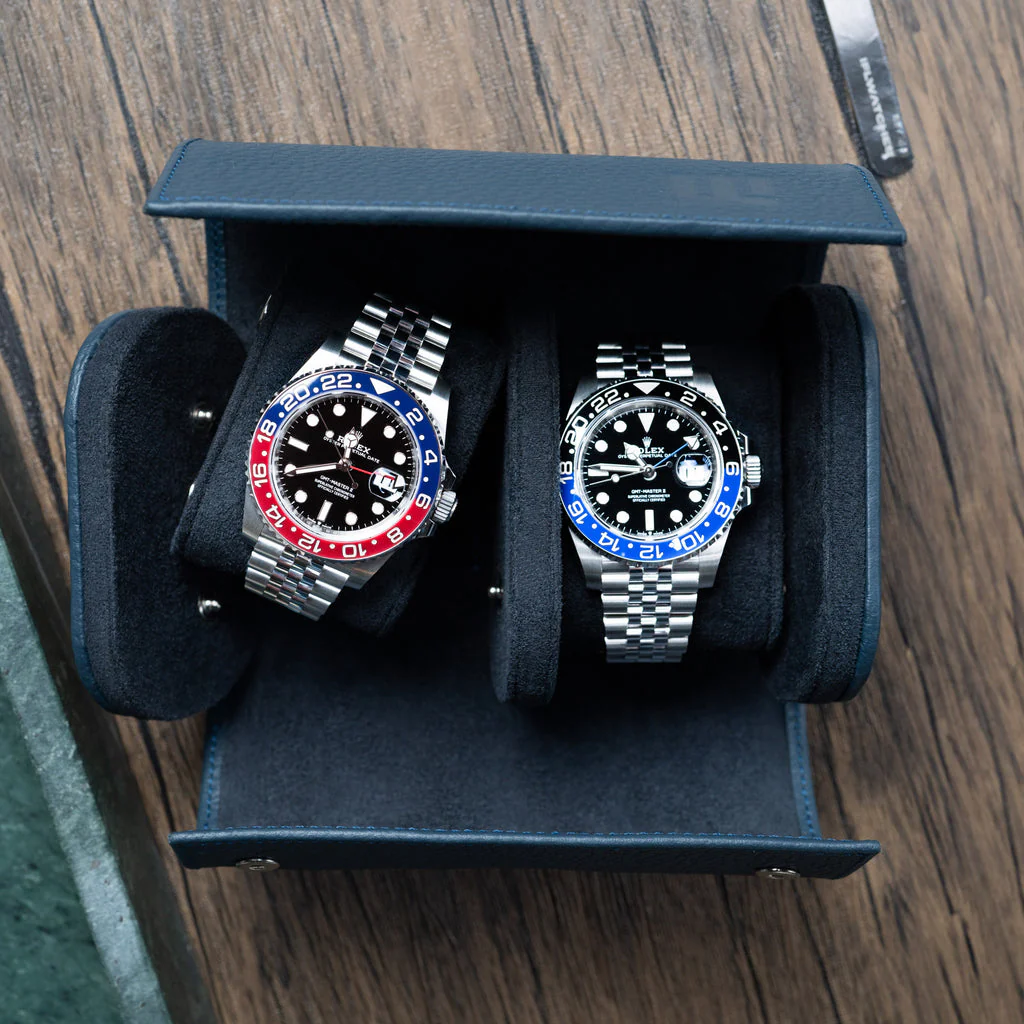 Navy Watch Roll – Two Watches - Image 5