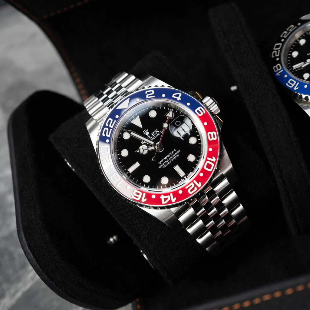 Noir Watch Roll – Two Watches - Image 5