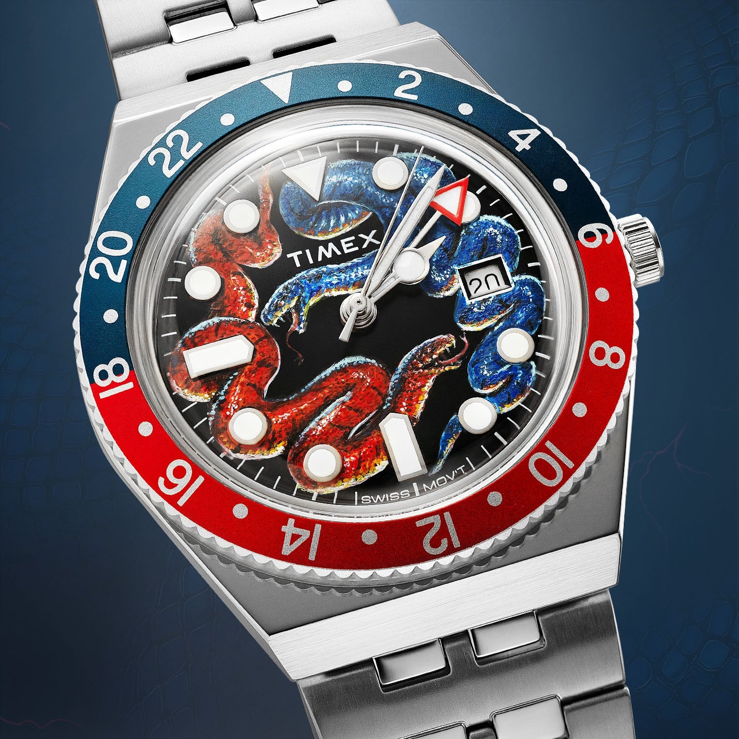 Timex Q GMT Twin Serpents - Image 2