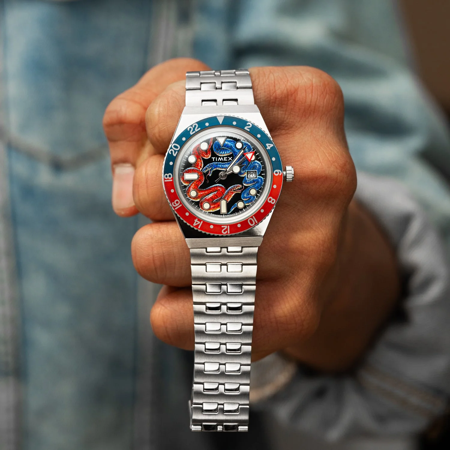 Timex Q GMT Twin Serpents - Image 6