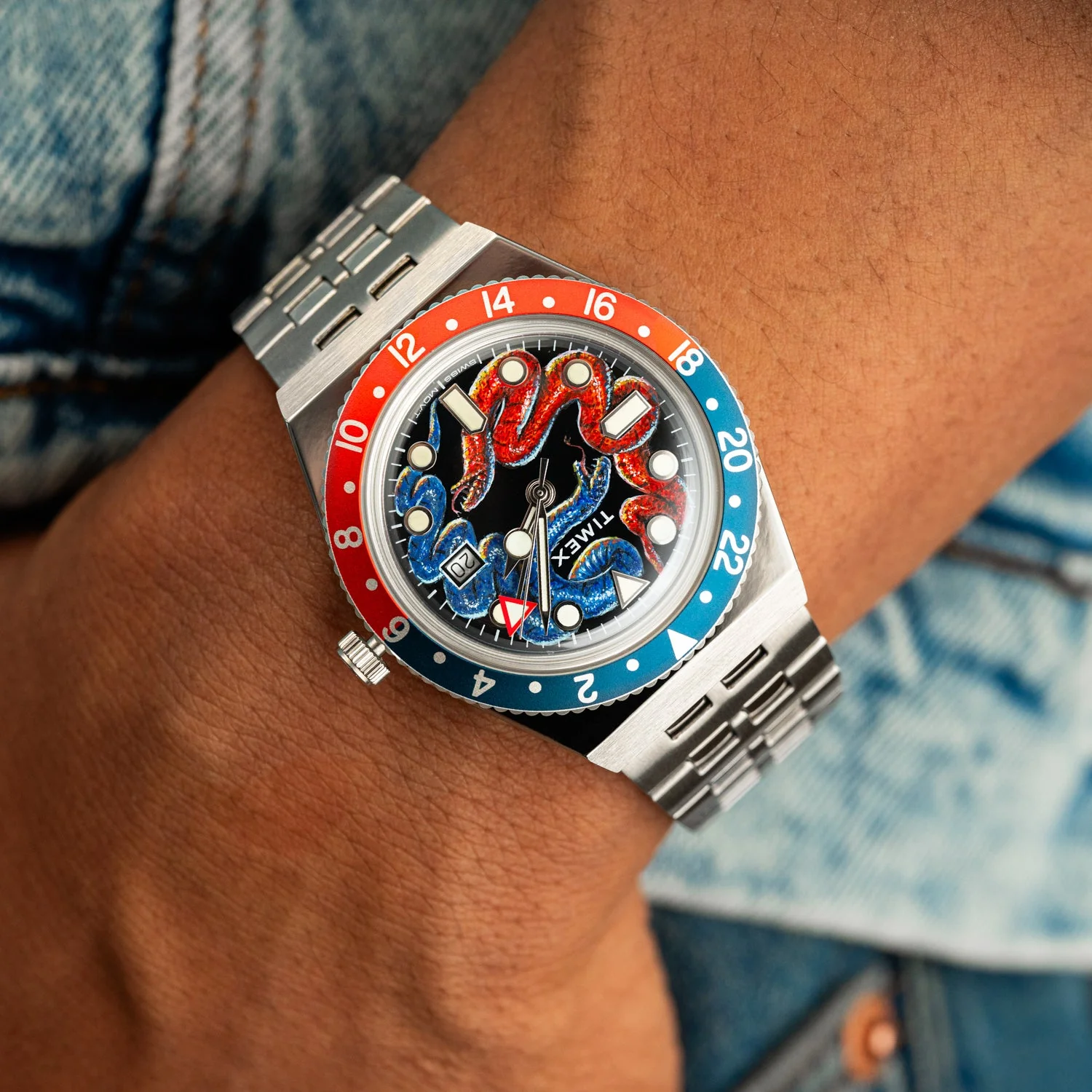 Timex Q GMT Twin Serpents - Image 8